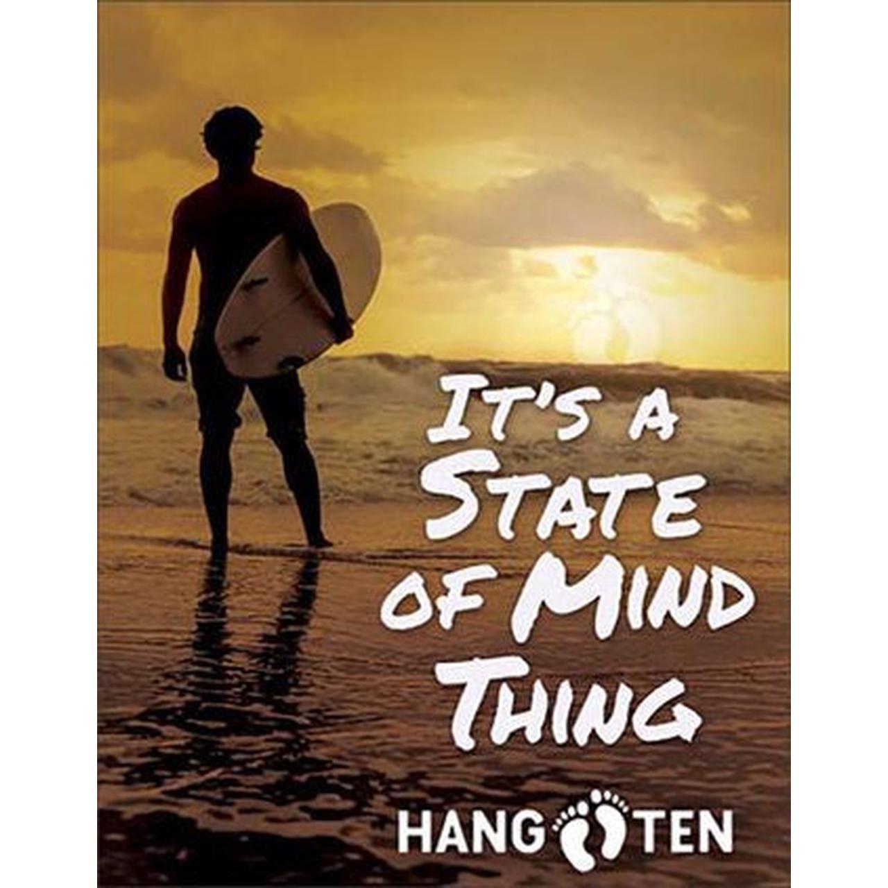 Surfing Hang Ten - It's a State of Mind Thing Billboard