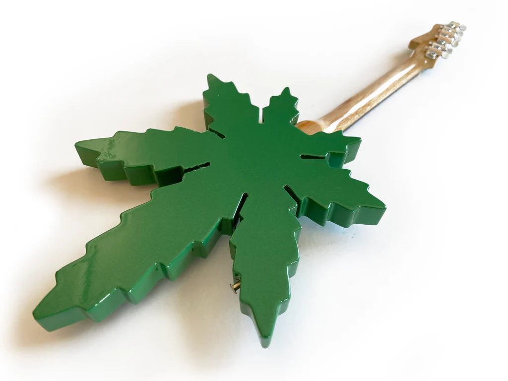 Sweet Leaf - Mary Jane Marijuana Shape Miniature Guitars