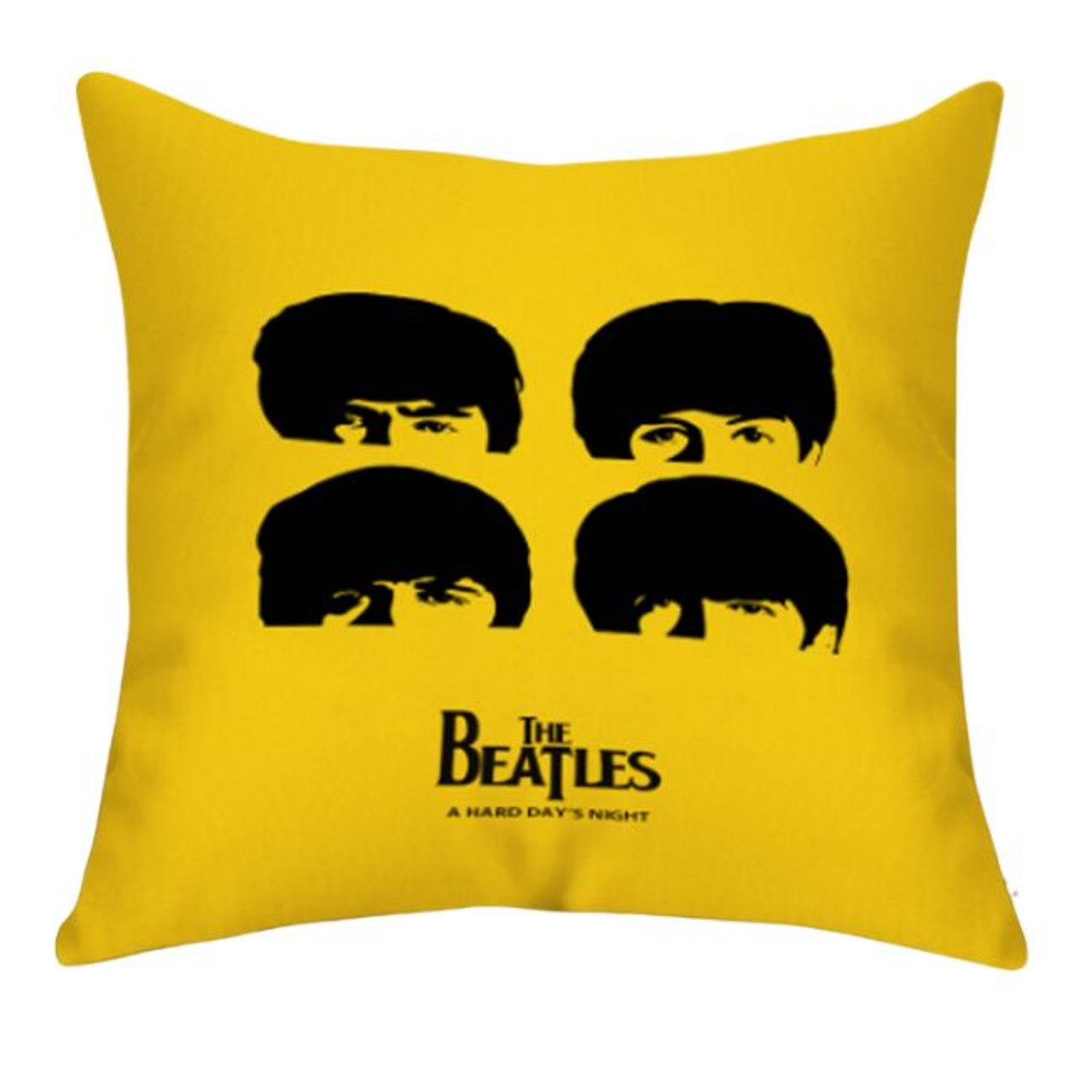 The Beatles - Yellow Hard Days Night Cushion Throw Pillow