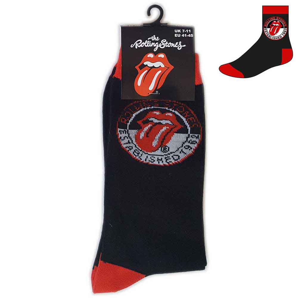 The Rolling Stones - Lips Logo Socks