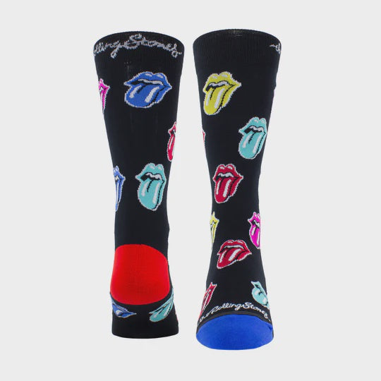 The Rolling Stones - Multi Colour Tongues Socks