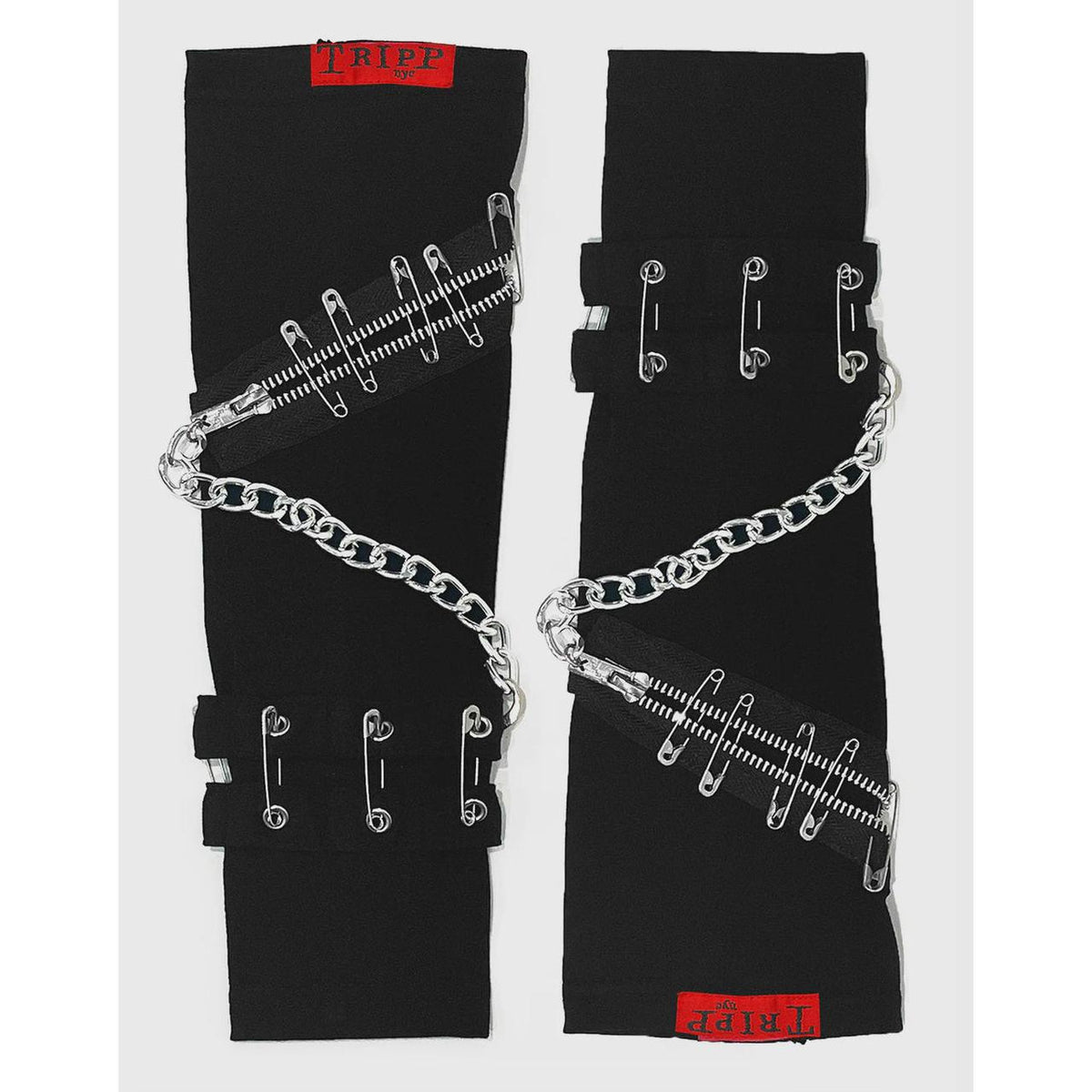 Tripp NYC - Safety Pins And Chain Glove