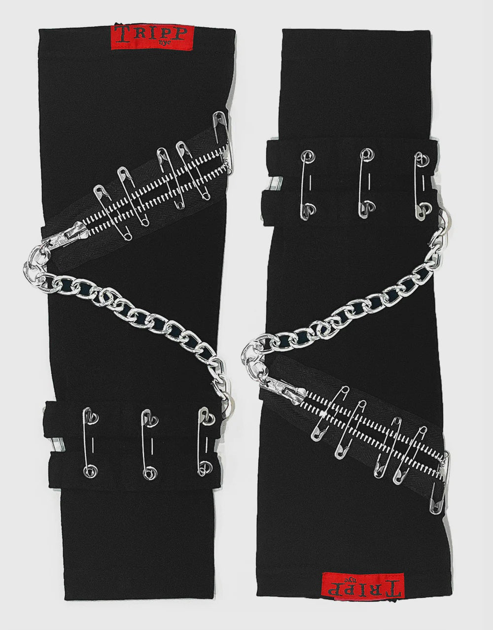 Tripp NYC - Safety Pins And Chain Gloves