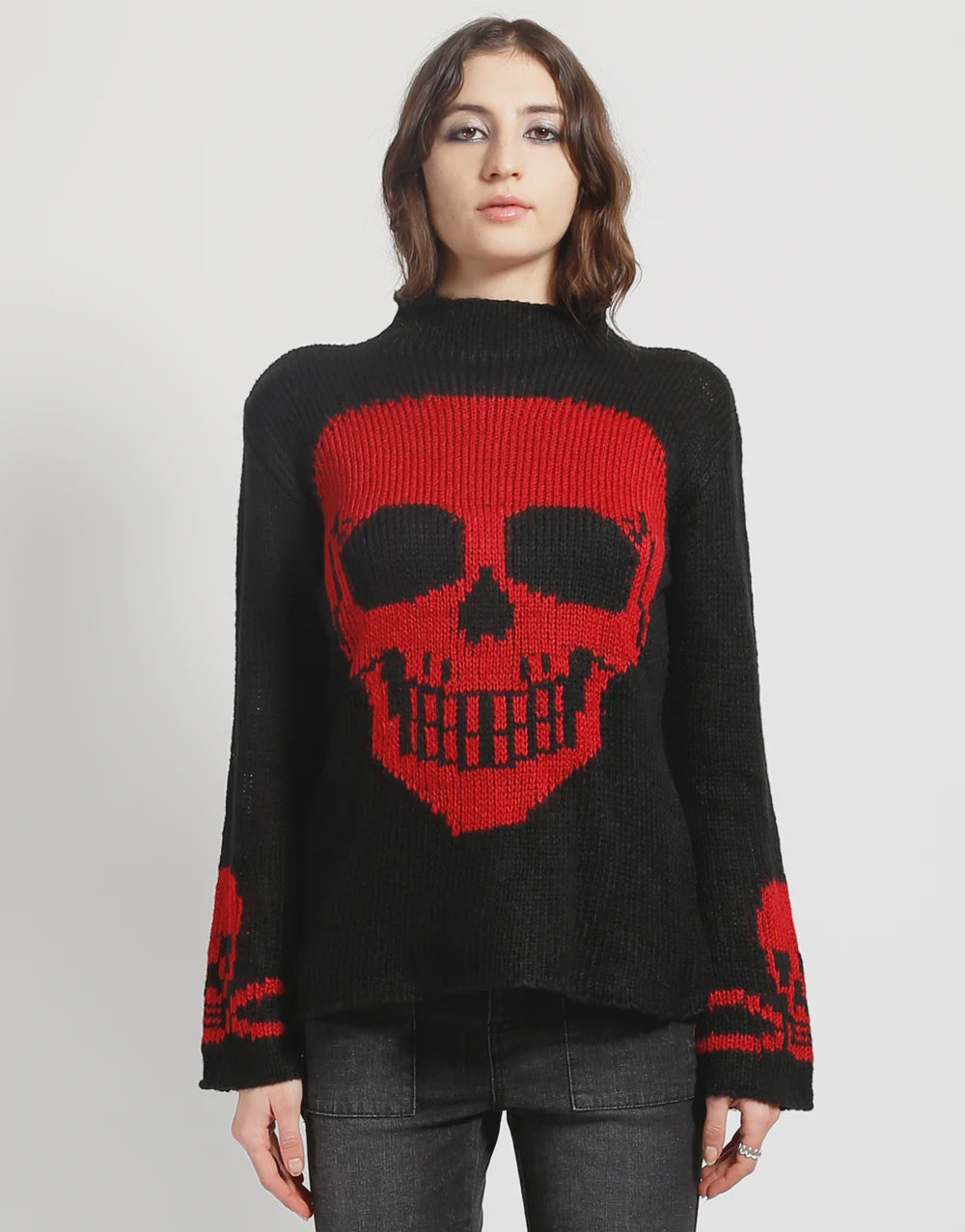 Tripp NYC - Skull Red Sweater