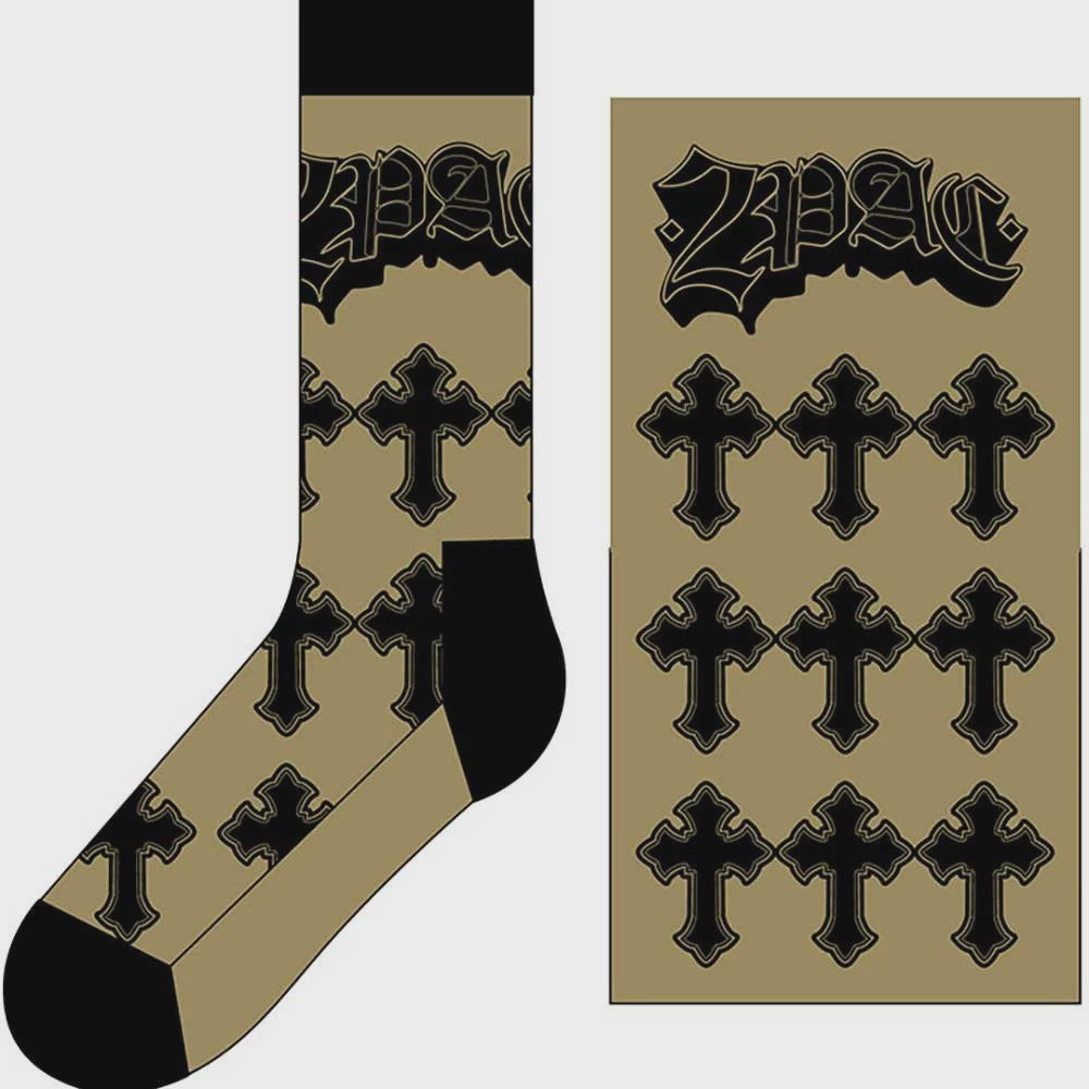 Tupac - Cross Socks