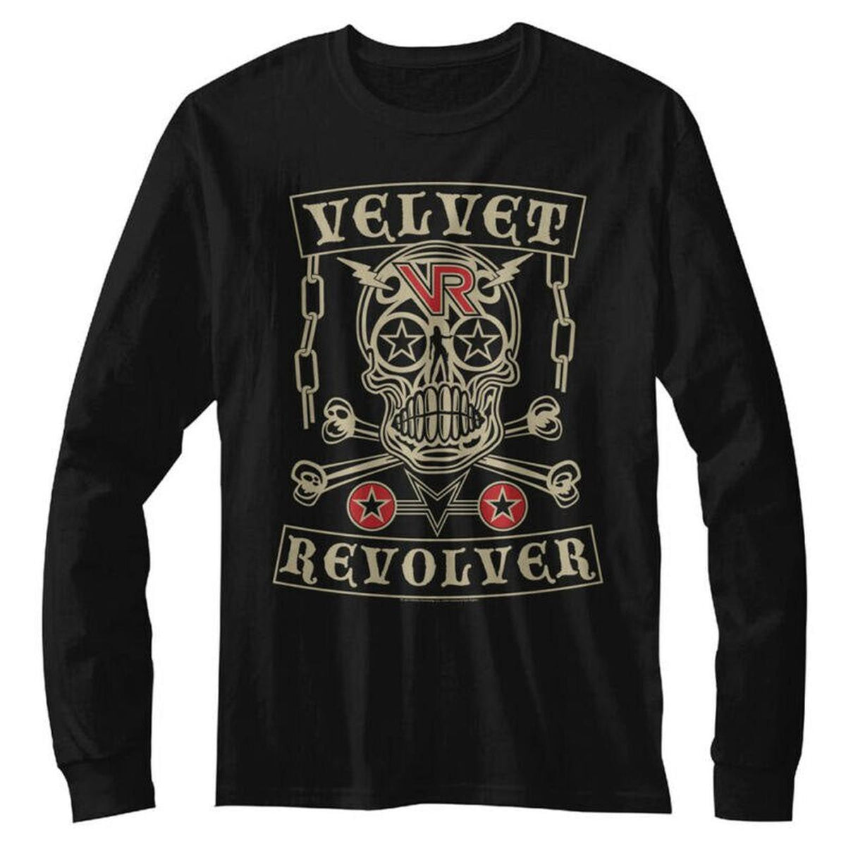 Velvet Revolver - Skull N Crossbones Long Sleeve T-shirt