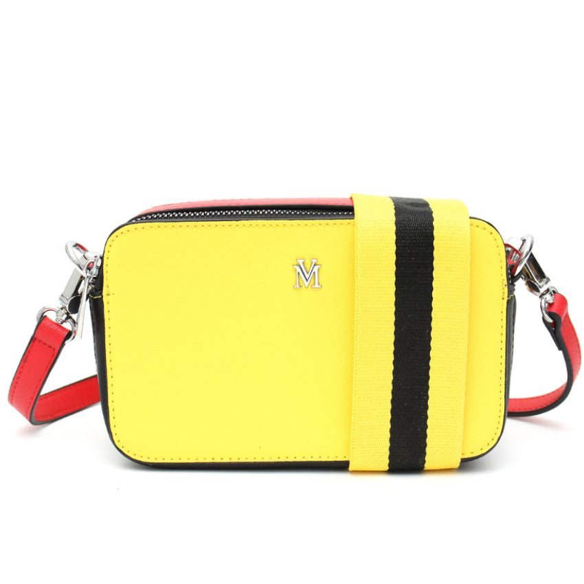 Vera May - Barnett Yellow Vegan Crossbody Handbag