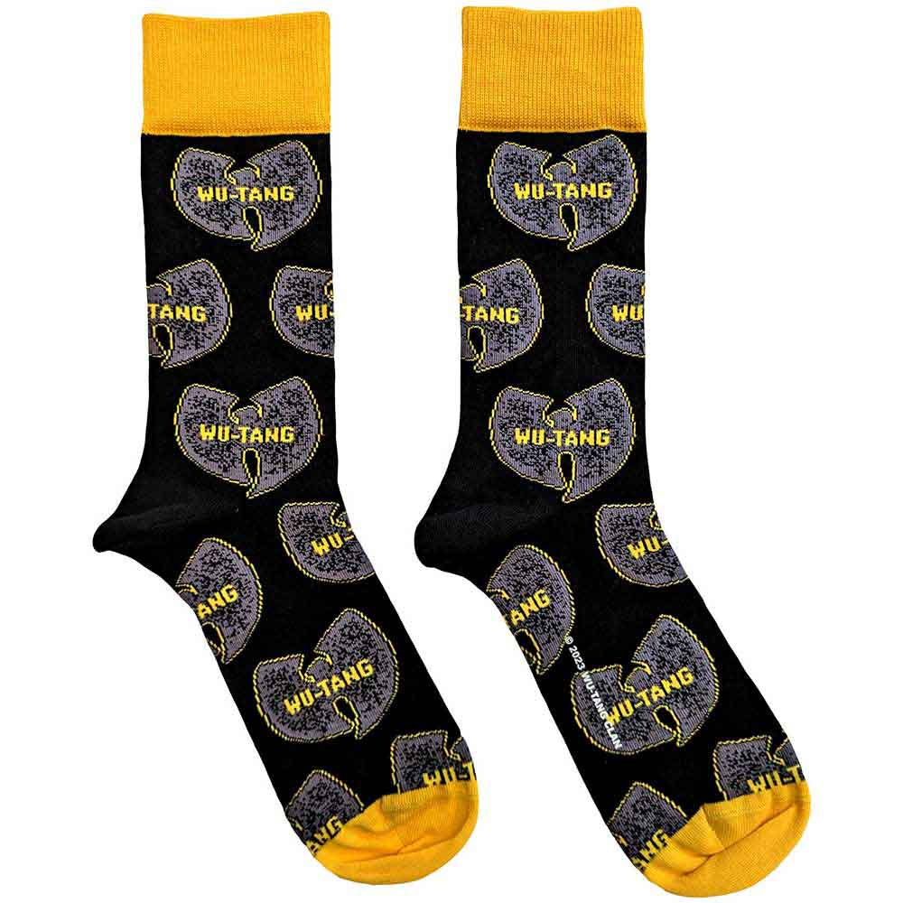 Wu Tang - Grey Logos Socks
